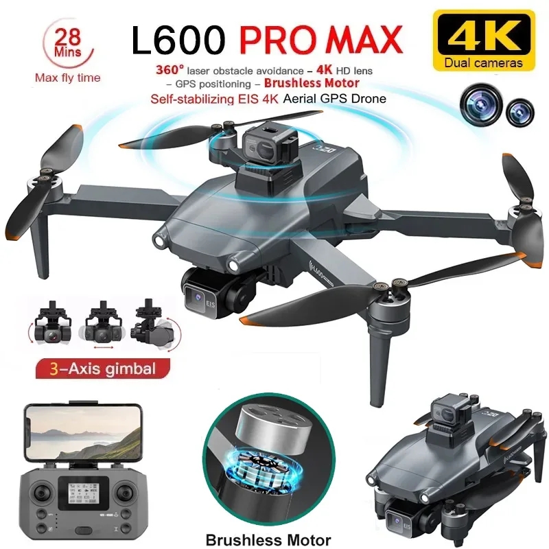 Drone Ae Rc - L600 PRO MAX GPS Drone Professional