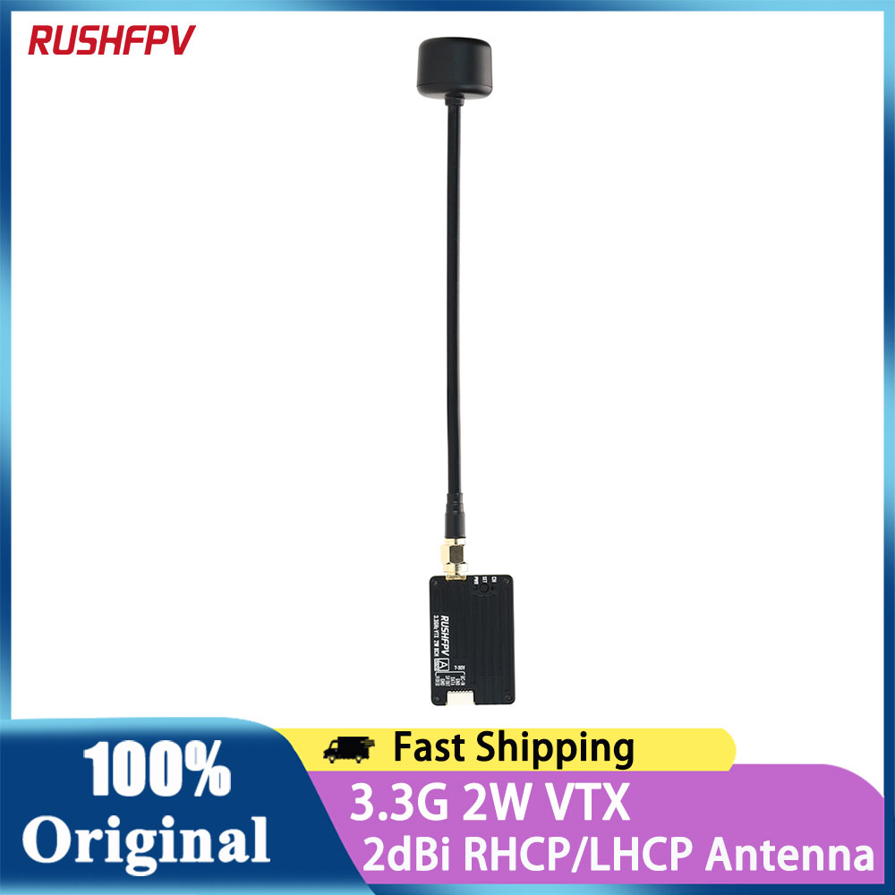 Drone With Rc Controller - RUSHFPV 3.3G 2W VTX Video Transmitter