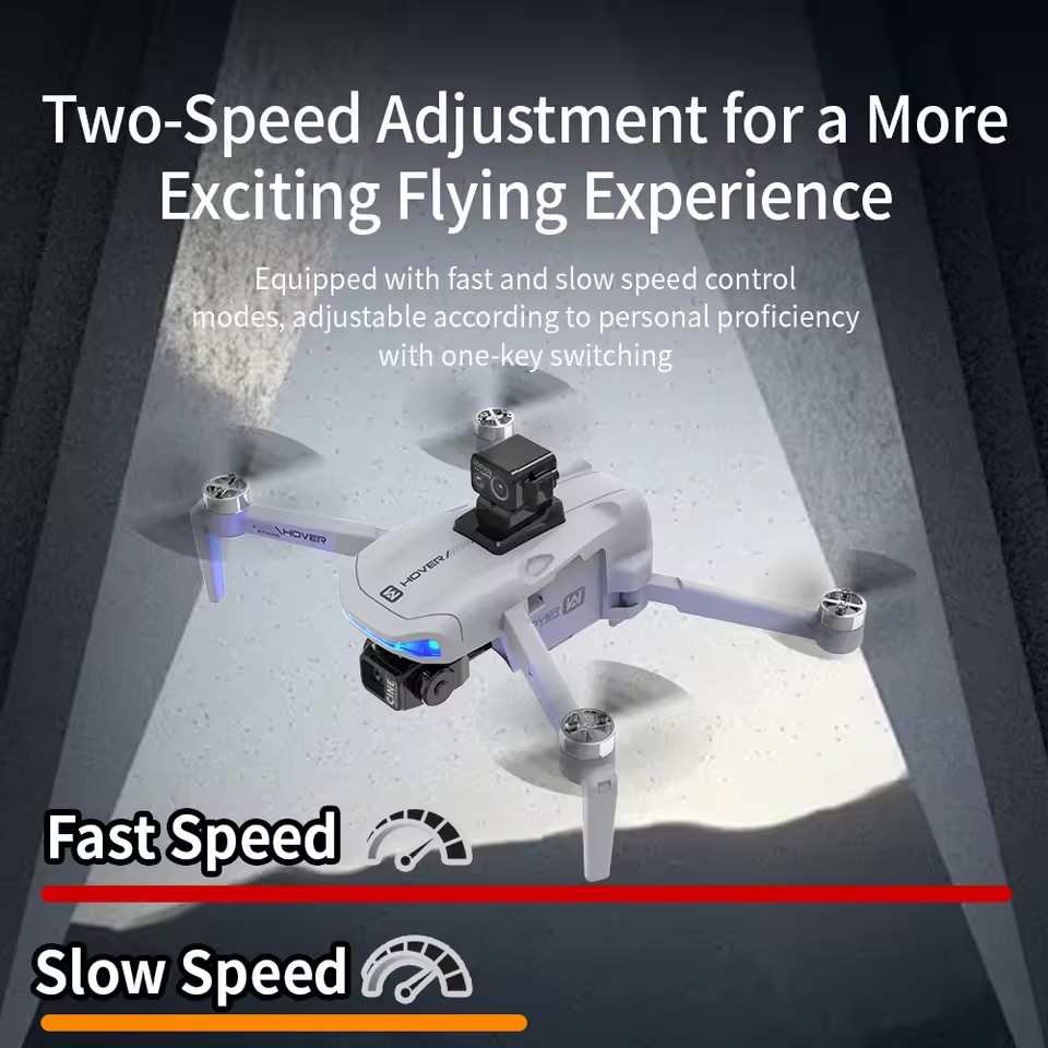 Drone Rc Helicopter With Camera - 2KM Three-Axis Gimbal Drone 8K HD