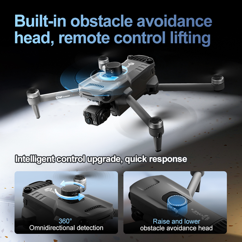 8K 3 Axis Gimbal Brushless 7.2 - Drone Rc Helicopter With Camera recension och pris