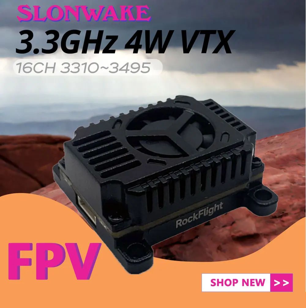 SLONWAKE FPV 3.3G 16CH 4000mW  - Drone With Rc Controller recension och pris