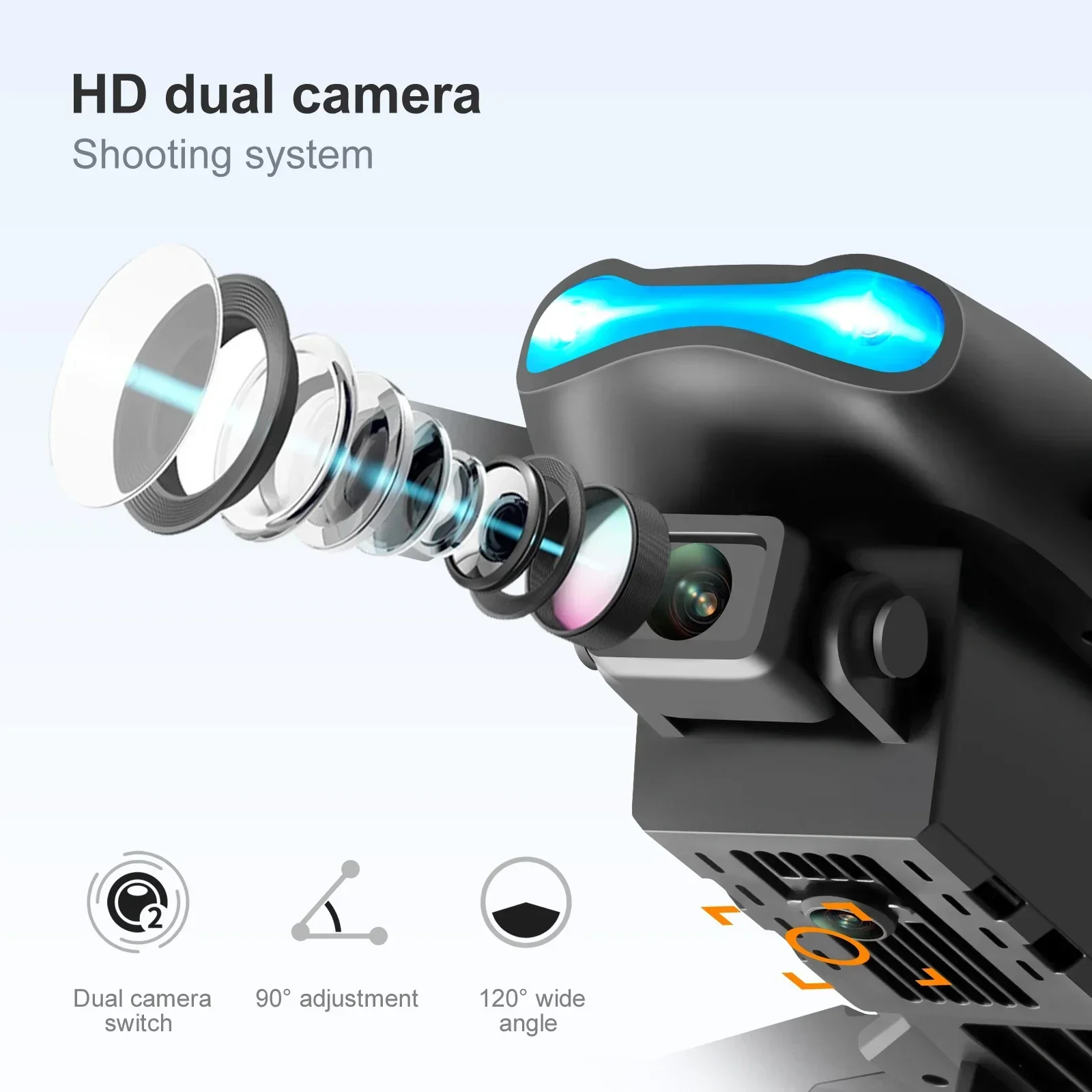 New E99 Pro HD 4K Drone Dual C - Drone Rc Helicopter With Camera recension och pris