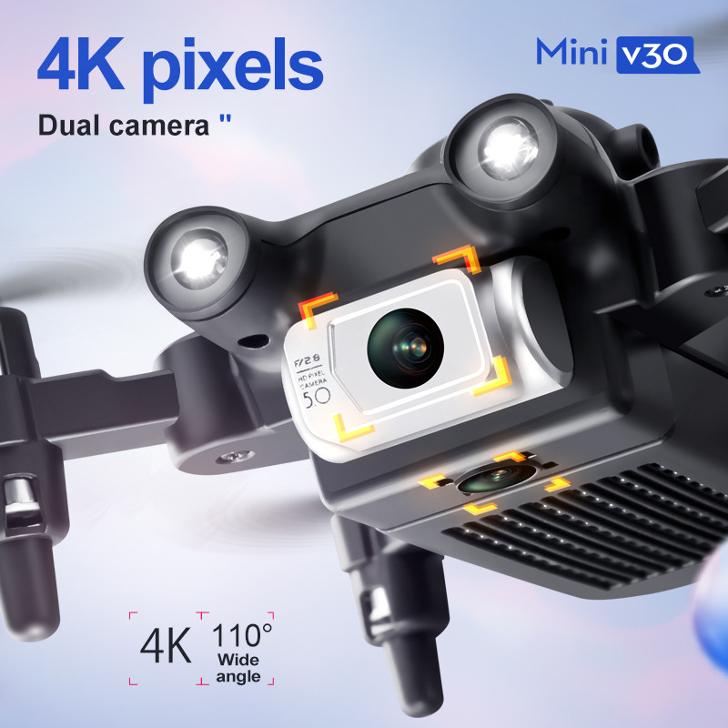 Mini V30 WiFi FPV Drone With 4 - Drone Ae Rc recension och pris
