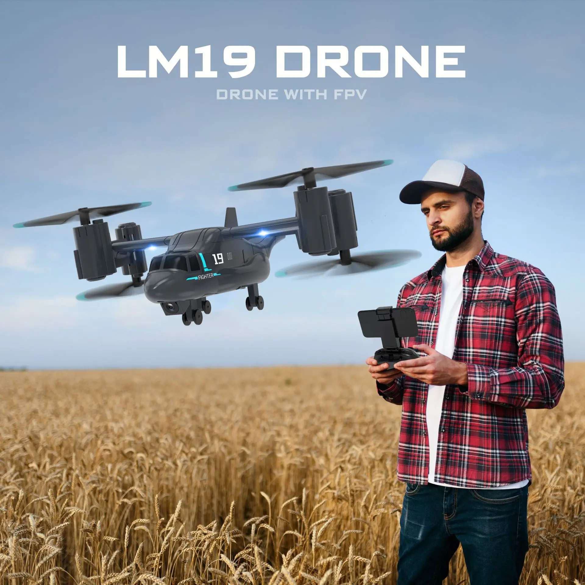 LM19 Remote Control Helicopter - Drone Rc Jet recension och pris