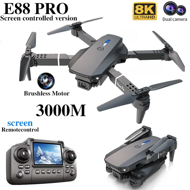 Professional E88 PRO Drone wit - Drone Ae Rc recension och pris
