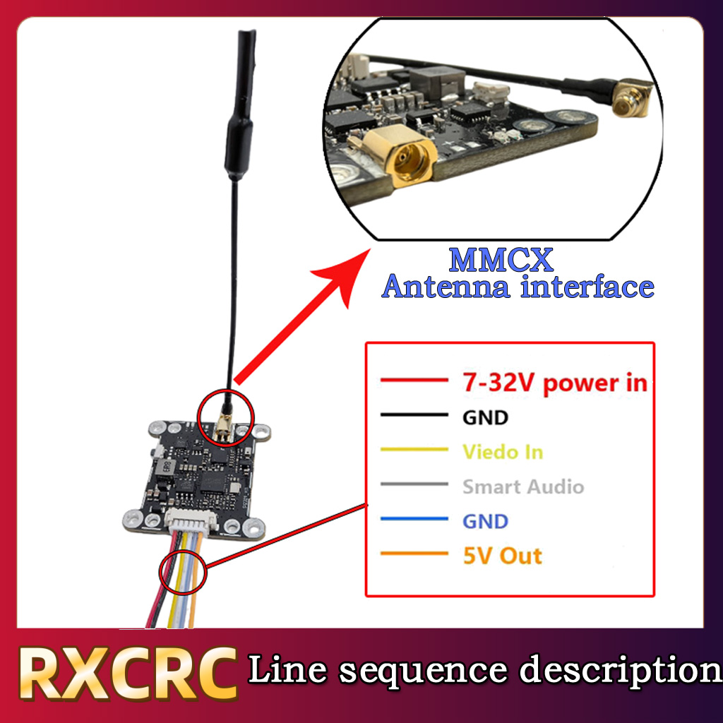 RXCRC 5.8G Module 48CH 1.6W VT - Drone With Rc Controller recension och pris