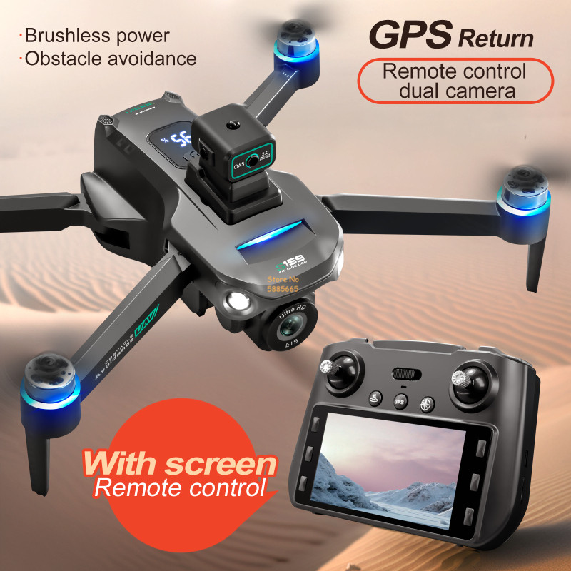 8K Dual Camera 5G WIFI FPV Rem - Drone Rc Helicopter With Camera recension och pris