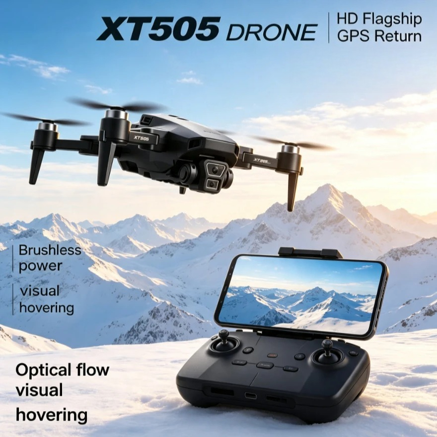 Original XT505 Foldable GPS Dr - Xt505 Rc Drone recension och pris