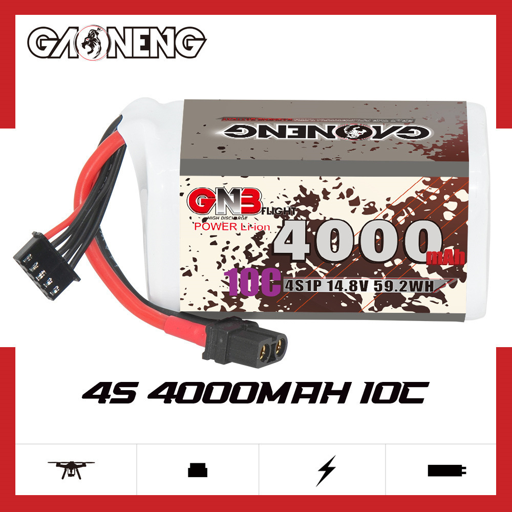 GNB 4000mAh 4S 14.8V 10C 20C W - Drone Rc Board recension och pris