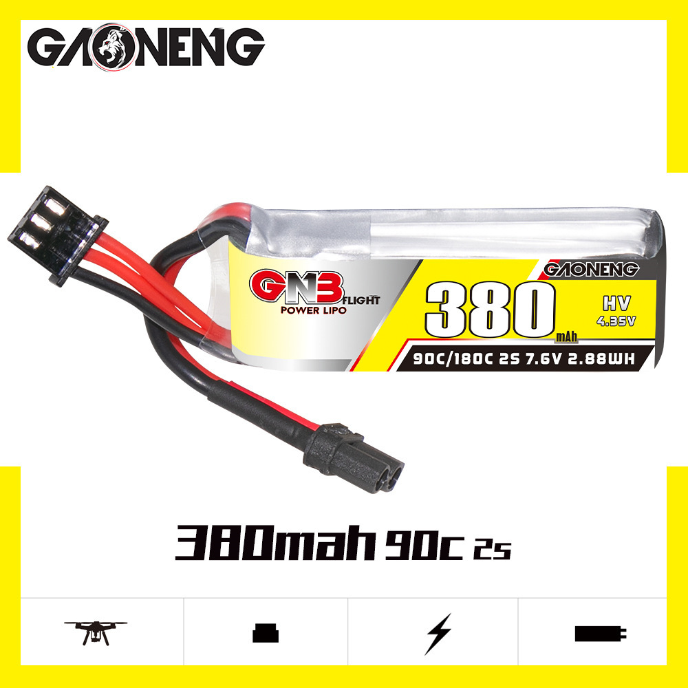 GNB 2S 7.6V 380mAh 90C/180C Li - Drone Rc Board recension och pris