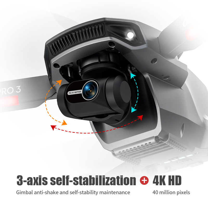 L106 Pro 3 Drone 5G WIFI FPV F - Drone Rc Helicopter With Camera recension och pris