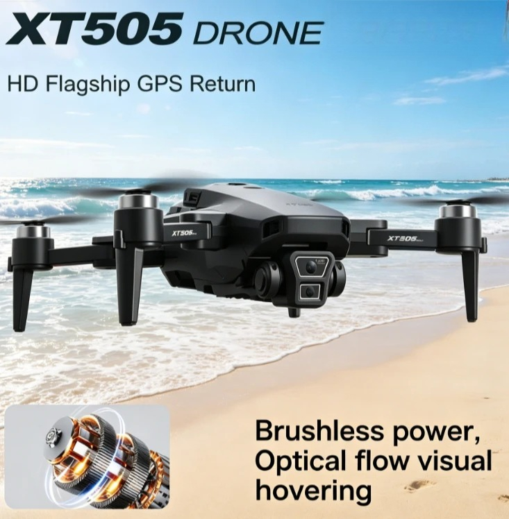 Original XT505 Foldable GPS Dr - Xt505 Rc Drone recension och pris