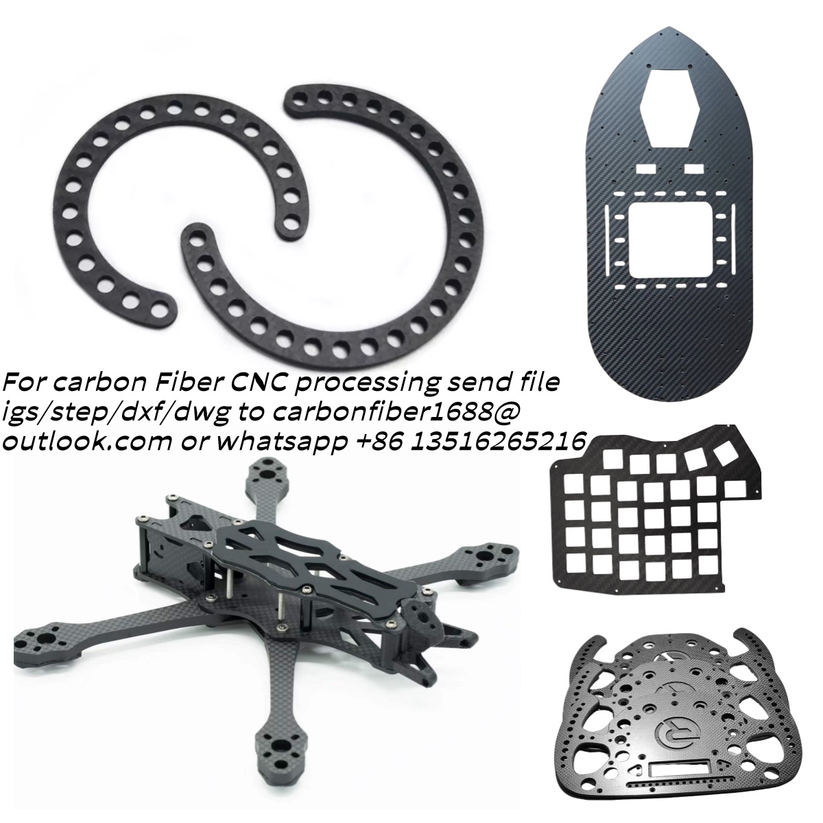 Customized Carbon Fiber Sheet  - Drone Rc Board recension och pris