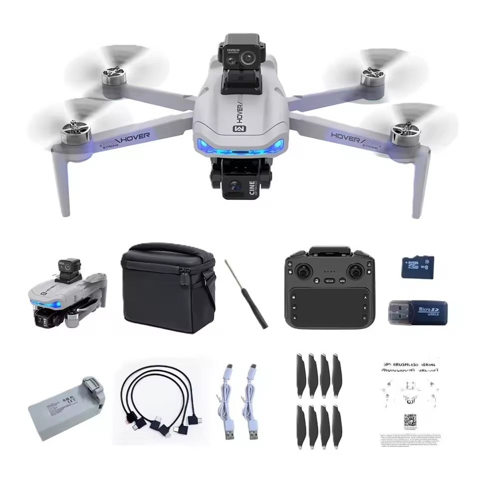 2KM Three-Axis Gimbal Drone 8K - Drone Rc Helicopter With Camera recension och pris