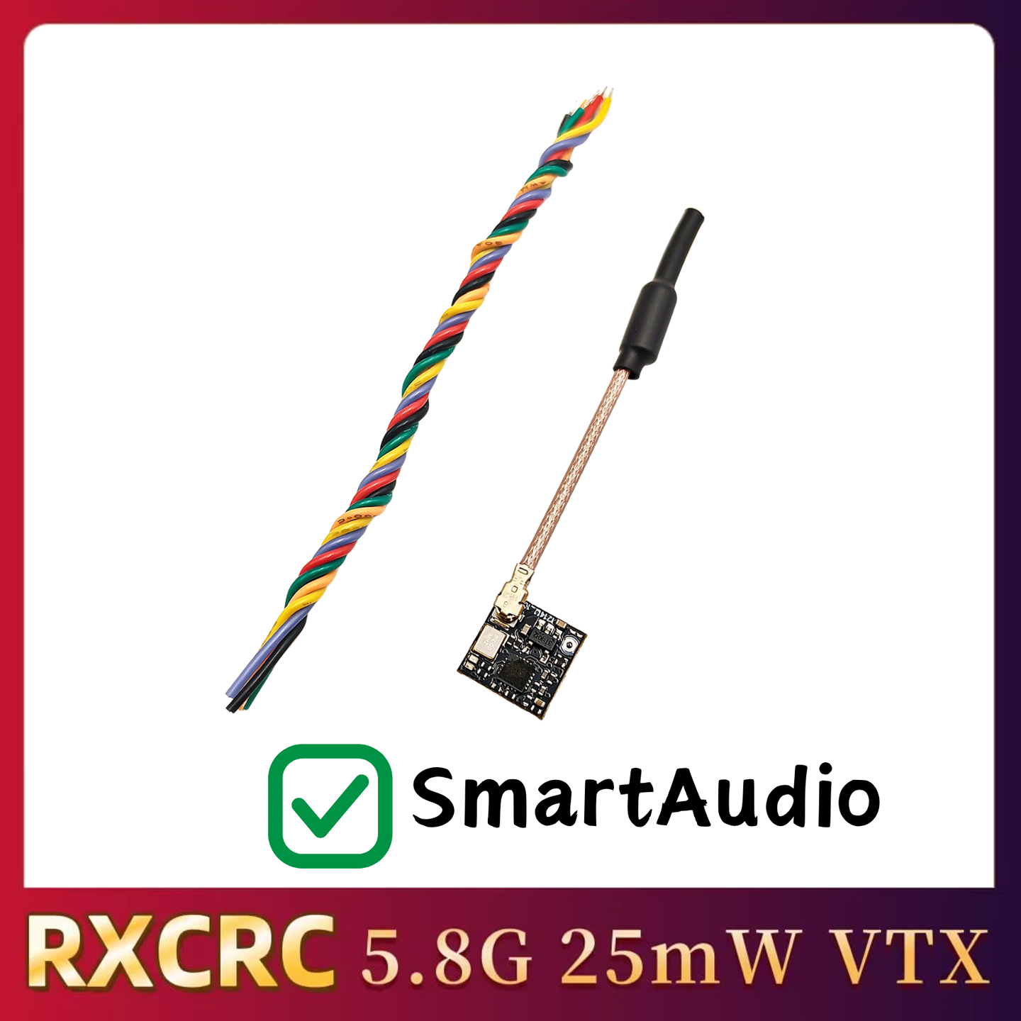 RXCRC 5.8GHz 48CH FPV 25mW Ana - Drone With Rc Controller recension och pris
