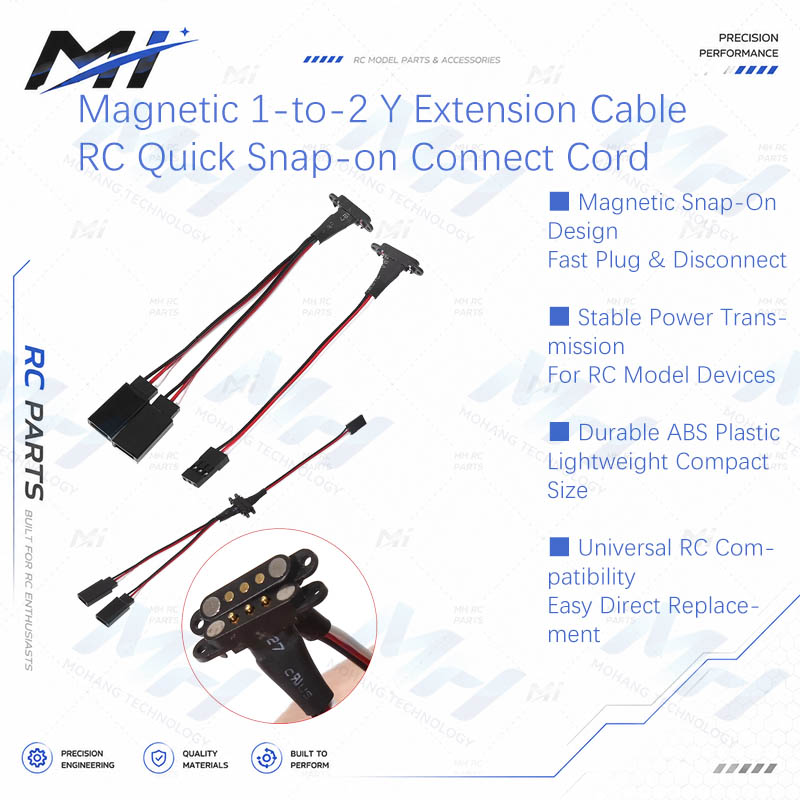 Magnetic 1-to-2 Y Extension Ca - Drone With Rc Controller recension och pris