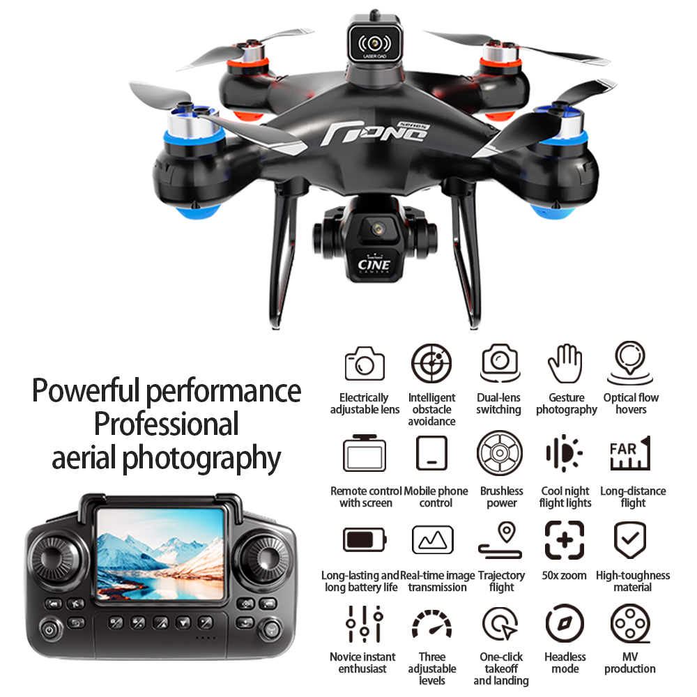 E55 Air Screen Control Drone P - Drone Rc Helicopter With Camera recension och pris