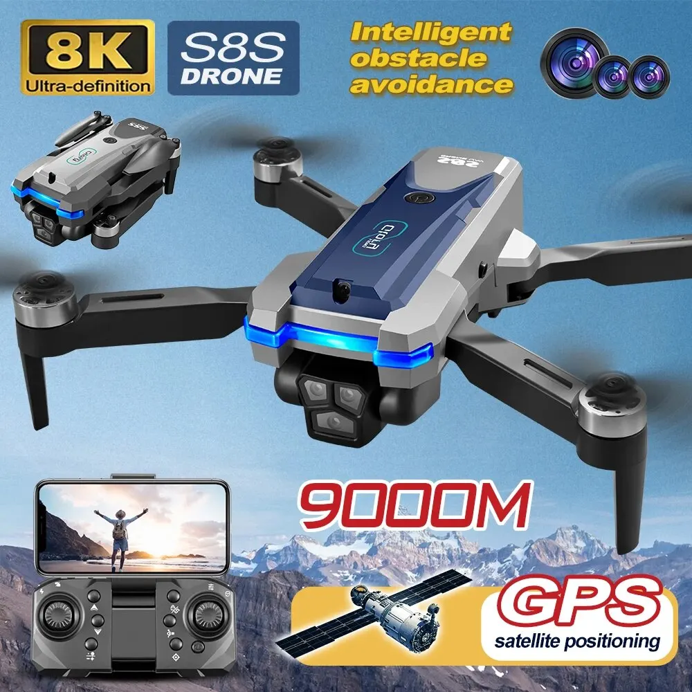 S8S GPS Drone 5G Wifi 8K HD Du - Drone Ae Rc recension och pris